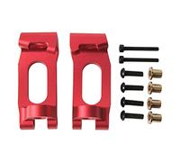 plplaaoo RC Front C Hub Carrier Upgrade Parts Bloque de Ruedas de aleación de Aluminio para TRAXXAS SLEDG 4 Ruedas motrices 1/8 RC Car Accesorios de Repuesto de Metal livianos y duraderos (Roja)