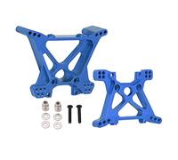 plplaaoo RC Shock Tower Aleación de Aluminio Alta Resistencia Delantero Trasero Torre de Choque Piezas de Repuesto mejoradas para TRAXXAS Slash 1/10 Coche de Control Remoto (Azul)