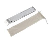 plplaaoo Soporte para computadora portátil Soporte para Tableta Ajustable Plegable Portátil Ergonómico Aleación de Aluminio Elevador de computadora Almohadilla de enfriamiento para Viajes (Plata)
