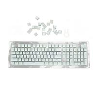 plplaaoo Teclas de Teclado 130 Teclas ABS Moldeo por inyección de Dos Colores Altura OEM Teclado mecánico ergonómico de Bricolaje para diseños de 61 64 68 72 82 84 87 104 108 Teclas (Azul)