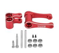 plplaaoo Varilla de Pulso de nudillo de Motocicleta Alejo de Aluminio Aluminio Soporte de Choque Trasero para LOSI 1/4 Promoto MX Piezas de actualización de Motocicleta eléctrica Kit de (Rojo)