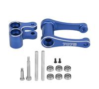 plplaaoo Varilla de Pulso de nudillo de Motocicleta Alejo de Aluminio Aluminio Soporte de Choque Trasero para LOSI 1/4 Promoto MX Piezas de actualización de Motocicleta eléctrica Kit de (Azul)