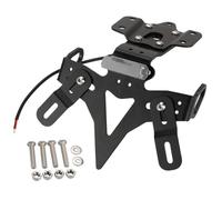 PLQAWRBT Soporte de matrícula Compatible con Yamaha MT-07 2013-2024, FZ-07 | Eliminator Registration Bracket Compatible con Yamaha YZF R7 2021-2026, FZ-07 2018-2020(White a)