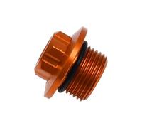 PLQAWRBT Tuerca de bloqueo del eje de la rueda delantera y trasera de motocicleta CNC compatible con Husqvarna TE/FE/TX/FX 125-501 2014-2022(Front Orange)