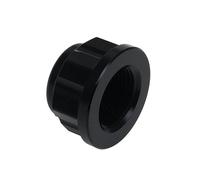 PLQAWRBT Tuerca de bloqueo del eje de la rueda delantera y trasera de motocicleta CNC compatible con Husqvarna TE/FE/TX/FX 125-501 2014-2022(Rear Black)