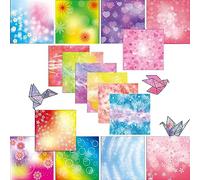 Plstod 150 hojas de papel de origami de 15 x 15 cm, papel plegable de doble cara en 36 colores vivos, papels de colores para manualidades y proyectos de manualidades para niños y adultos