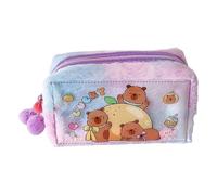 Plsuh Estuche para lápices con diseño de animales, gran capacidad, peso ligero, bolsa organizadora de cosméticos de viaje para estudiantes, mujeres y niñas, Hydrochoerus Pen Owner