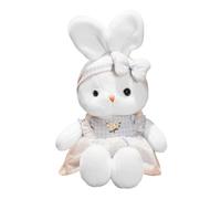PLüschhase Fabric Toy Realista - Juguetes De 16 Pulgadas Con Un Vestido, Almohada De Conejo Suave Y | Regalo De Nivel Tierno Para El Cumpleaños De Los Niños, Juguetes Acompañantes Para Niña
