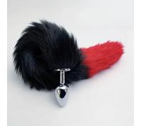 Plug Anal 1 Uds., tapón Anal de cola de perro BDSM de cinco tamaños, tapón Anal de cola de Animal, juegos sexuales de rol, Juguetes sexuales para hombres y mujeres