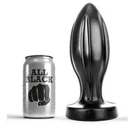 Plug anal 21cm negro, Ancho 100 mm, Longitud 233 mm, Profundidad 100 mm, Departamento Couple, Colores Negro