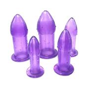 Plug Anal 5 tamaños de tapón anal hueco, espéculo, tapón anal, juguetes sexuales Para mujer, hombre, tapón anal, productos sexuales