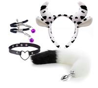 Plug Anal Adorno de cabeza de Animal sagrado, cola de mujer, diadema de zorro, tapón Anal, juguete sexual erótico, Cosplay para parejas