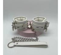 Plug Anal BDSM Juegos de esclavitud para adultos con cadena de tracción de metal de esposas de cosplay fetiche Para Mujeres gay y amantes para castigar a coquetear