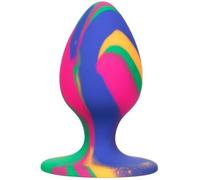 California exotics - cheeky medium tie-dye plug anal