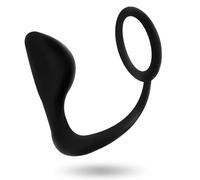 Plug anal con anillo para el pene