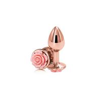 Plug Anal Conjunto pequeño, mediano y grande, corazón de cristal, flor dorada redonda, cuentas anales de Metal, tapón Anal, joyería, juguete sexual