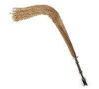 Plug Anal Consolador Anal de Acero Inoxidable con Cola de Cadena de Metal Larga - Tapón Anal de Metal Sexy Consolador Anal Látigo Masturbación Juguete Sexual para Hombres Mujeres Parejas(C)