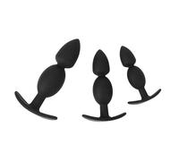 Plug Anal Consolador de gel de sílice con 2 cuentas, estimulación vaginal, masturbador del punto G, masajeador de próstata, Juguetes sexuales Para mujer y pareja