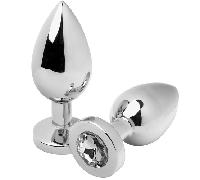 Plug anal de acero con diamante | noestabu.com