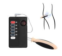 Plug anal de electroshock BDSM de silicona plug anal con dispositivo de estimulación eléctrica 4 modos eléctricos estimulación de próstata para hombres plugs anales y vibradores anales para hombres
