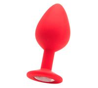 PLUG ANAL DIAMOND BUTT PLUG GRANDE ROJO