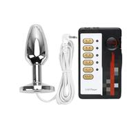 Plug Anal Enchufe anal de descarga eléctrica Para Hombres Masajeador de próstata a tope Mujeres Clítoris vaginal Apretar productos sexuales
