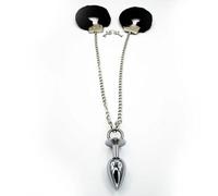 Plug Anal Esposas peludas con tapón de metal de acero de acero inoxidable Butt tapón BDSM Restricciones de bondage Toy de sexo Para Juegos para adultos