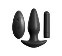 Plug anal fantasy silicona control remoto, Ancho 70 mm, Longitud 140 mm, Profundidad 50 mm, Departamento Couple, Colores Negro