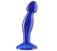 Plug anal Flawless Azul Transparente