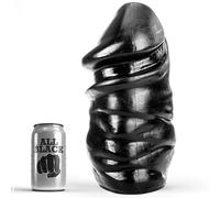 Plug anal gigante All Black de color negro 33cm, Ancho 12 mm, Longitud 35 mm, Profundidad 15 mm, Poids 4.444 Kg, Colores Negro