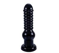 Plug anal gigante de 24 cm con ventosa XXL Butt Plug Consolador anal Dilatador de ano extra grande Masajeador de próstata Masturbación vaginal Butt Plug Entrenador anal Juguete sexual para hombres(Sch