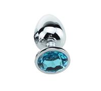 Plug Anal Gran oferta de cuentas de joyería de cristal Anal, estimulador de tapón anal de corazón, juguetes para adultos, consolador, joyería corporal de acero inoxidable
