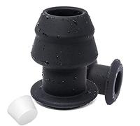 Plug anal hueco con dilatador vibratorio para hombre y mujer, masaje y estimulación, juguete sexual erótico para ano y vagina, gay y BDSM amigable(L)