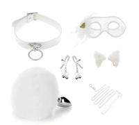 Plug Anal Juguete sexual Para Kit para mujer, tapón Anal Sexy, abrazaderas para pezones y cola de Cosplay, juego de Bondage Bdsm, tapón Anal