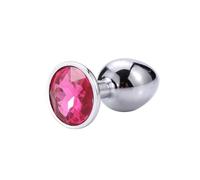 Plug Anal Juguetes sexuales Mini redondo de acero inoxidable, tapón Anal de cristal, parte inferior plana, cola pequeña Para, productos para hombres y mujeres desmontables