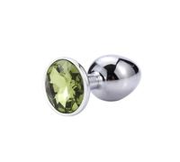 Plug Anal Juguetes sexuales Mini redondo de acero inoxidable, tapón Anal de cristal, parte inferior plana, cola pequeña Para, productos para hombres y mujeres desmontables