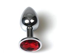 Plug Anal Metal Pequeño Rojo con Bolsa