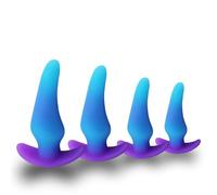 Plug Anal Mini consolador Anal portátil Para hombres masturbador para mujeres masaje de próstata tapón Anal consolador luminoso juguetes sexuales para adultos