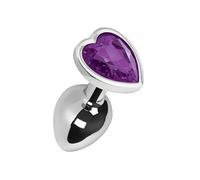 Plug Anal S Pleasures Plateado Lila