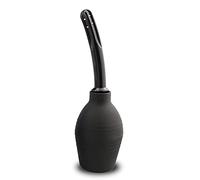 Plug Anal Silicona Anal Plug Cleaner Jeringa Ducha Juguetes sexuales Parejas Butt Beads Consolador erótico (Negro)