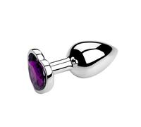 Plug Anal Tapón Anal de acero inoxidable, corazón de Metal, 3 tamaños, tapón Anal de cristal, consolador masajeador de próstata extraíble, Juguetes sexuales para adultos