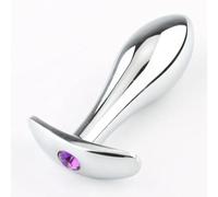 Plug Anal Tapón Anal de acero liso de 3 tamaños Para mujer hombre punto G tapón Anal juguetes sexuales anales Kit productos para adultos