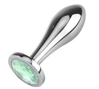 Plug Anal Tapón Anal de acero liso de 3 tamaños Para mujer hombre punto G tapón Anal juguetes sexuales anales Kit productos para adultos