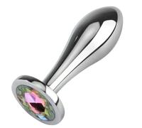 Plug Anal Tapón Anal de acero liso de 3 tamaños Para mujer hombre punto G tapón Anal juguetes sexuales anales Kit productos para adultos