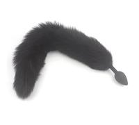 Plug Anal Tapón Anal de cola de zorro de gel de sílice suave, juego de rol, accesorios eróticos, Juguetes sexuales Para, tapón Anal Gay para parejas, mujeres y hombres