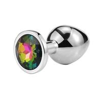 Plug Anal Tapón Anal, Juguetes sexuales, Mini forma redonda de Metal de acero inoxidable, tapón Anal liso, masajeador de próstata, consolador Anal, productos sexuales para adultos