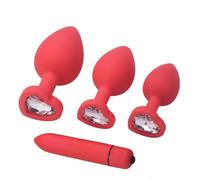 Plug Anal Tapón Anal, masajeador de próstata de silicona suave, productos para adultos Gay, tapón Anal, Mini vibrador tipo bala, Juguetes sexuales Para mujeres y hombres