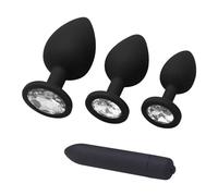 Plug Anal Tapón Anal, masajeador de próstata de silicona suave, productos para adultos Gay, tapón Anal, Mini vibrador tipo bala, Juguetes sexuales Para mujeres y hombres
