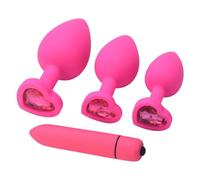 Plug Anal Tapón Anal, masajeador de próstata de silicona suave, productos para adultos Gay, tapón Anal, Mini vibrador tipo bala, Juguetes sexuales Para mujeres y hombres