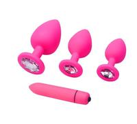 Plug Anal Tapón Anal, masajeador de próstata de silicona suave, productos para adultos Gay, tapón Anal, Mini vibrador tipo bala, Juguetes sexuales Para mujeres y hombres